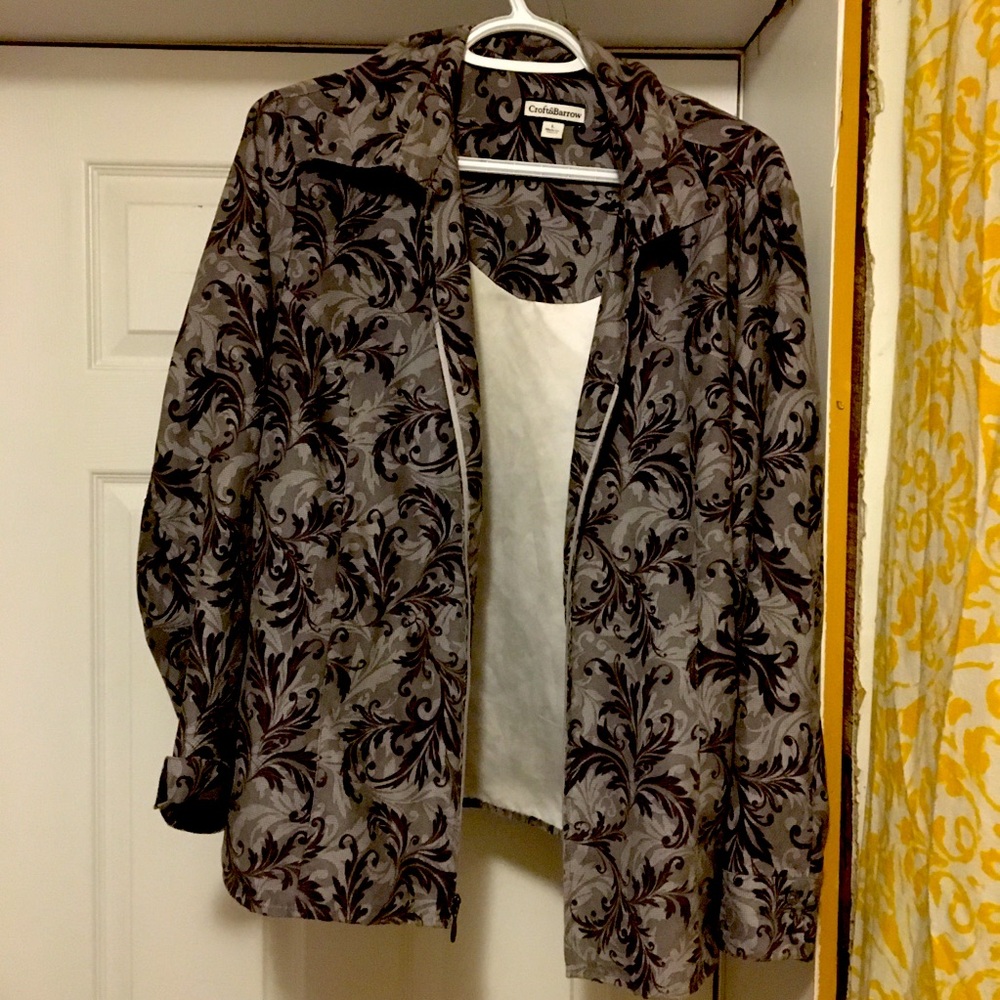 Large zip up blazer